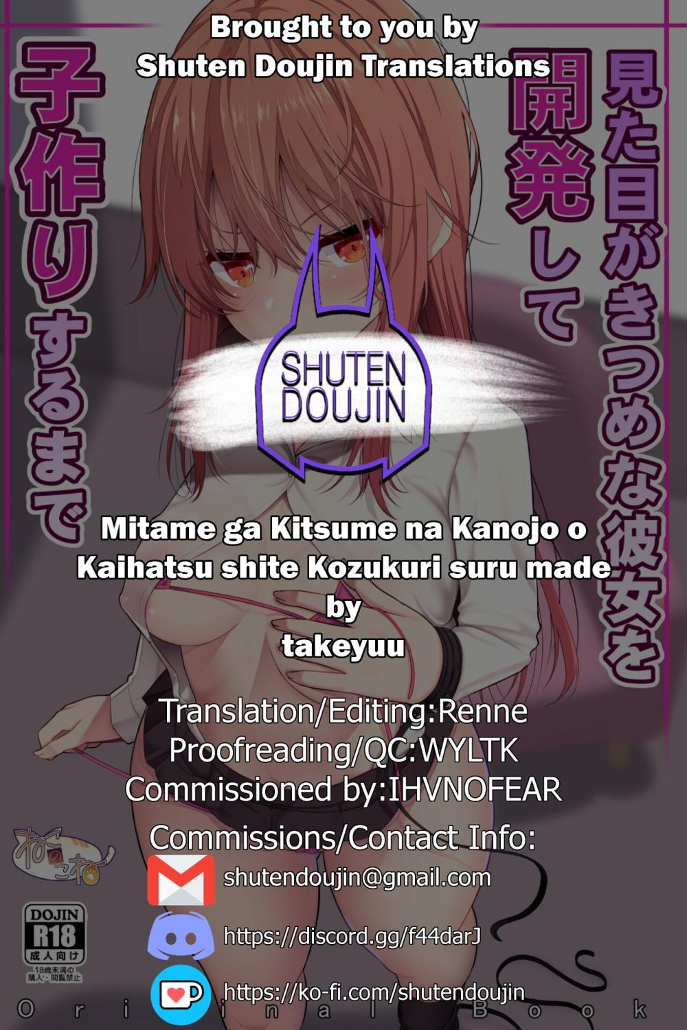 Hentai Manga Comic-Mitame ga Kitsume na Kanojo o Kaihatsu shite Kozukuri suru made-Read-33